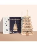 Ξύλινο 3D παζλ Robo Time 275 κομμάτια - Five-storied pagoda - 3t
